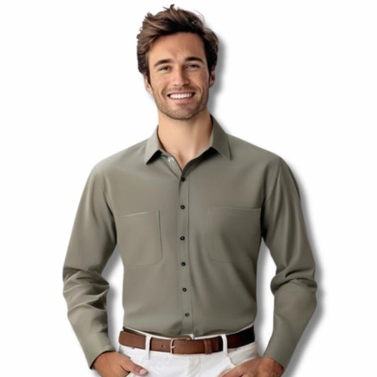 Military Green shirt for men