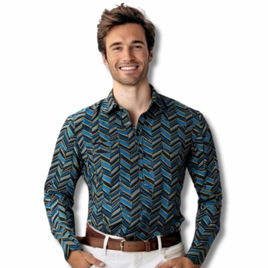 Black Printed Shirt for Men below 500