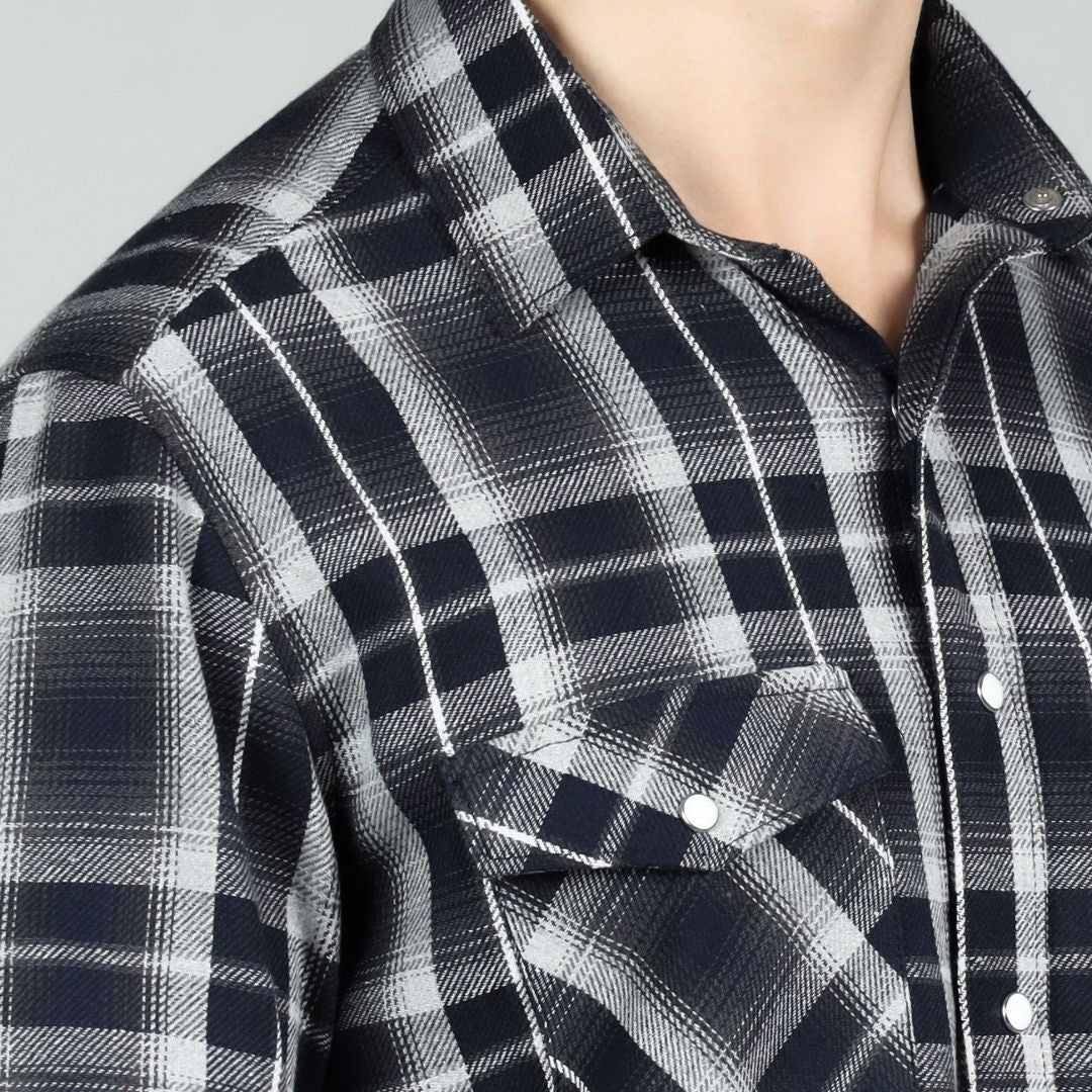 double pocket shirt for men