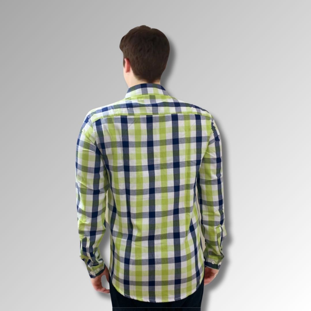 Checks shirt for men