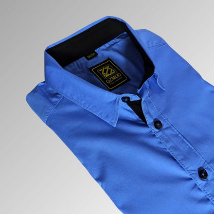 Blue & Black mens  shirt