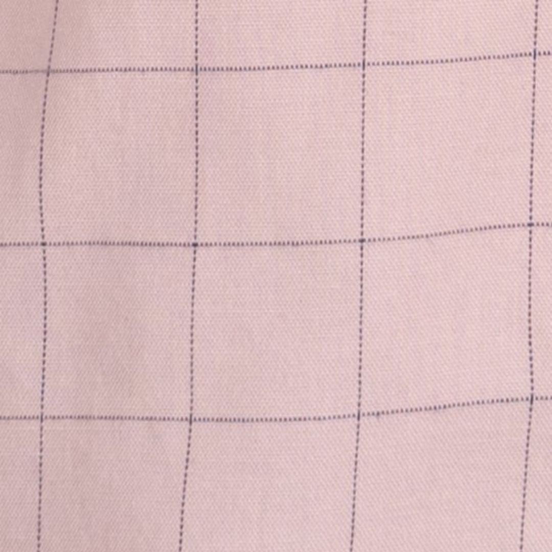 Fabric Swatch of  Pink Checks shirt  For Men