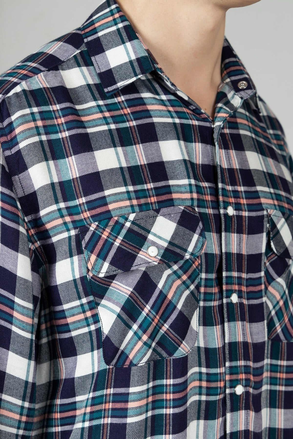 Buy Navy Checks Men Shirt online in India – OZMOD